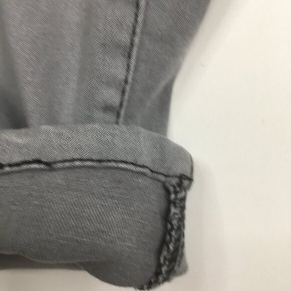 FRAME Denim Gray Westgate 5 Pocket Logo Hardware Le Skinny De Jeanne Crop Jeans - Picture 13 of 16